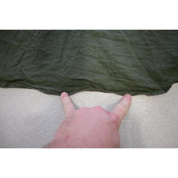 J Crew Slim Fit Dress Shirt Linen Blend Green Short Sleeve Mens Sz 2XL XXL - Picture 9 of 10